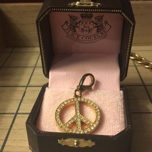 Juicy Couture Peace Sign Charm